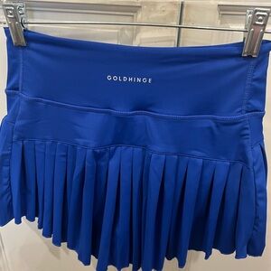 Goldhinge Women's Royal Blue Mini Skirt